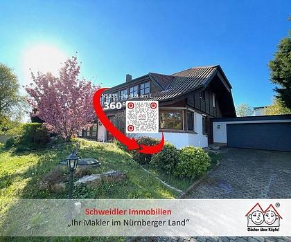 Rarität am Laufer Kunigundenberg: Großzügiges Einfamilienhaus mit Einliegerwohnung und Doppelgarage