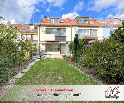 Lieblingslage Entensee! Attraktives Reihenmittelhaus mit Garage und schönem Garten in Rückersdorf