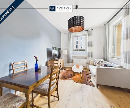 Koffer auspacken & wohlfühlen: Modernisierter, voll möblierter 3-Zimmer-Traum mit Balkon in Veilhof