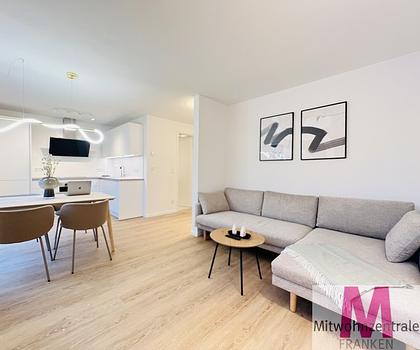 Exklusive, möblierte 3-Zimmer Designwohnung mit Flair und Balkon zum Erstbezug