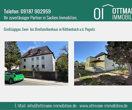 Großzügiges Zwei- bis Dreifamilienhaus in Röthenbach a.d. Pegnitz