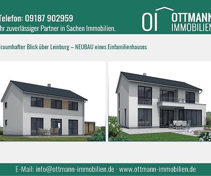 NEUBAU eines modernen Einfamilienhauses mit wundervollem Blick