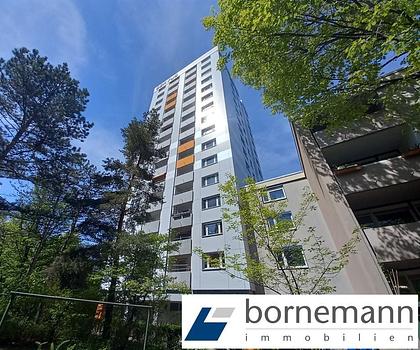 Kapitalanlage! 12. OG mit toller Fernsicht! Vermietete 3-Zimmer-ETW mit Südloggia!