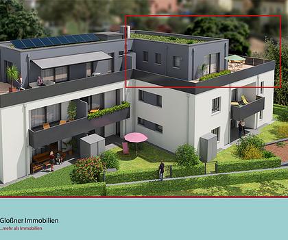 Alles im Blick mit riesiger Dachterrasse