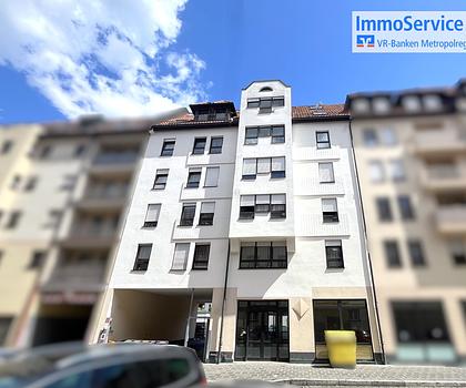 Vermietete 3-Zimmer-Eigentumswohnung, gut geschnitten, mit Balkon in Fürth.