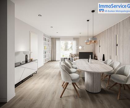 Durchdachte 2-Zi.-ETW mit ca. 63,05 m², Südwest-Loggia und offenen Wohn-/Essbereich in St. Johannis.