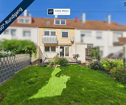 Wohnen, wo die Familie aufblüht – Haus mit Terrasse und Garten