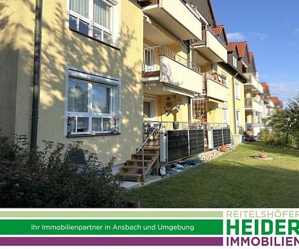 Vermietete 2 Zi. Eigentumswohnung in ruhiger Wohnlage in Neuendettelsau