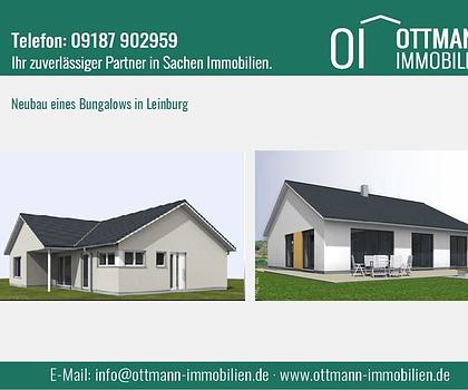 NEUBAU eines Bungalows direkt in Leinburg