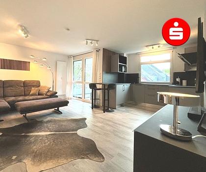 Hochwertig möblierte 2-Zimmer-Wohnung mit modernster Technik in Bestlage! - ggf. mit TG-Stellplatz!