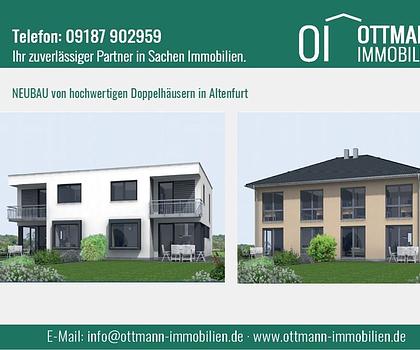 NEUBAU von modernen Doppelhäusern