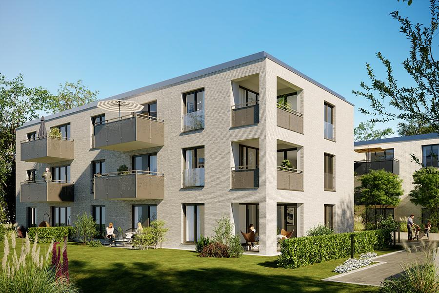 MEIN DAHEIM IN GROßREUTH BEI SCHWEINAU - Neubau von 27 modernen, barrierefreien Eigentumswohnungen mit innovativer Eisspeicherheizung