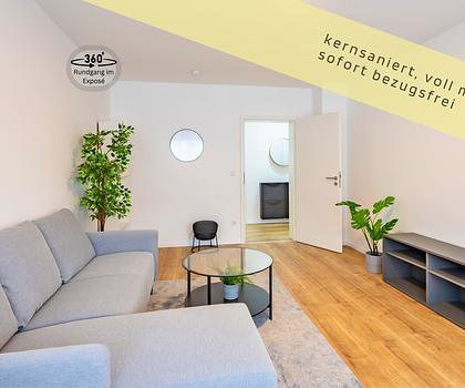 OPEN HOUSE 22.02.26 ab 13 Uhr | Möbliertes Wohnen: Sanierte 2-Zi.-Wohnung mit Loggia am Fernsehturm