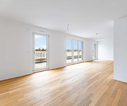 HEGERICH: Penthouse-Feeling inklusive: Großzügige 4 Zimmer mit großer Dachterrasse