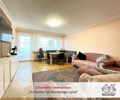 Durchdachter Grundriss und mehr– Stimmige 3-Zimmer-Wohnung mit Loggia in Behringersdorf