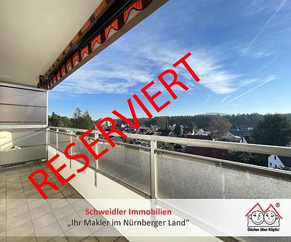 Fernblick inklusive! Bezugsfreie 2-Zimmer-Wohnung mit Loggia in Röthenbach a. d. Pegnitz