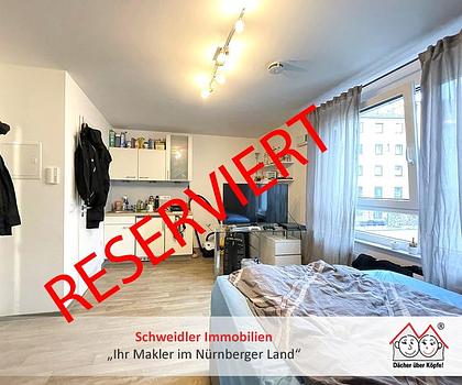 Baujahr 2013!! Modernes 1-Zimmer-Studenten-Apartment in zentraler Nürnberger Lage