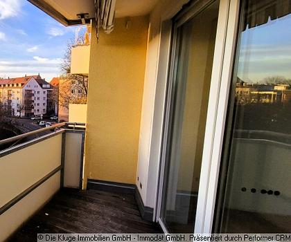*** Top Wohnung: 3 ZI,  Citylage mit Burgblick und Balkon