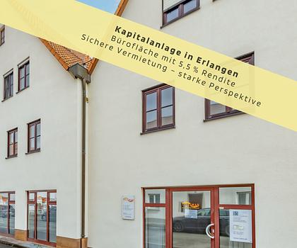 Büroeinheit in Erlangen‑Bruck | Perfekt für Kapitalanleger: 5,5% Rendite