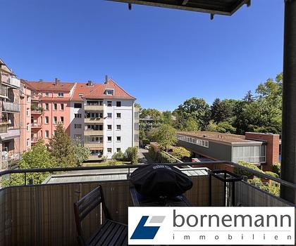 Gesuchte Nordstadtlage! 3-Zi.-Wohnung mit Balkon + Garage!