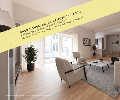 SeeNAH: Neubau-Komfort mit Altbau-Deckenhöhe, 3-Zimmer-Wohnung nahe des Wöhrder Sees!