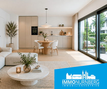 Marienbergpark ums Eck: Gartenwohnung im hochwertigen Neubau | TG-Stellplatz inklusive