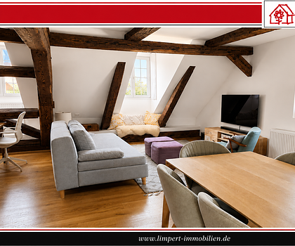 Historisches Wohnjuwel mit Loggia – moderne Maisonette in besonderem Ambiente